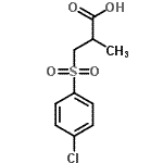 CAS#: 254749-03-6， 3-[(4-Chlorophenyl)Sulfonyl]-2-Methylpropanoic Acid