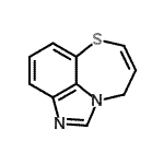 CAS 登录号：254757-43-2， 4H-咪唑并[1,5,4-Ef][1,5]苯并硫氮杂卓