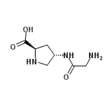 CAS 登录号：254883-94-8， (4S)-4-(甘氨酰亚氨基)-D-脯氨酸
