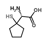 CAS#: 255052-59-6， (2R)-Amino(1-Sulfanylcyclopentyl)Acetic Acid