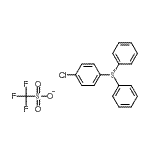 CAS#: 255056-43-0， (4-Chlorophenyl)(Diphenyl)Sulfonium Trifluoromethanesulfonate