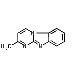 CAS 登录号：25513-97-7， 2-甲基嘧啶并[1,2-a]苯并咪唑