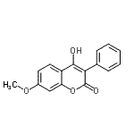CAS 登录号：2555-24-0， 4-羟基-7-甲氧基-3-苯基-2H-苯并吡喃-2-酮