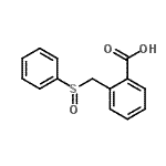 CAS 登录号：25562-83-8， 2-[(苯基亚磺酰)甲基]苯甲酸
