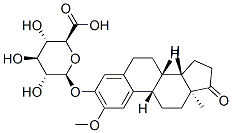 CAS 登录号：25577-70-2， (2S,3S,4S,5R,6S)-3,4,5-三羟基-6-[[(8S,9S,13S,14S)-2-甲氧基-13-甲基-17-氧代-7,8,9,11,12,14,15,16-八氢-6H-环戊二烯并[a]菲-3-基]氧基]四氢吡喃-2-羧酸
