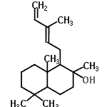CAS#: 25578-83-0， 2,5,5,8A-Tetramethyl-1-[(2E)-3-Methylpenta-2,4-Dienyl]Decalin-2-Ol