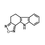 结构式 CAS# 256348-46-6, 5,10-二氢-4H-[1,2,5]恶二唑并[3,4-a]咔唑