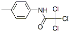 结构式 CAS# 2564-09-2, 2,2,2-三氯-N-(4-甲基苯基)乙酰胺