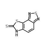 CAS 登录号：2564-38-7， [1,3]噻唑并[5,4-e][2,1,3]苯并噻二唑-7(6H)-硫酮