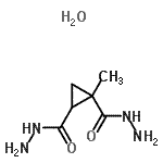 CAS#: 256413-14-6， 1-Methyl-1,2-Cyclopropanedicarbohydrazide Hydrate (1:1)