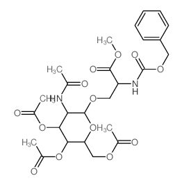 CAS 登录号：25644-83-1， O-[3,4,6-三-O-乙酰基-2-(乙酰氨基)-2-脱氧-beta-D-吡喃葡萄糖基]-N-[(苯基甲氧基)羰基]-L-丝氨酸甲酯