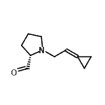 CAS 登录号：256451-58-8， (2S)-1-(2-环丙亚基乙基)-2-吡咯烷甲醛
