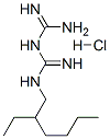 CAS 登录号：25665-08-1， 1-(2-乙基己基)双胍单盐酸盐
