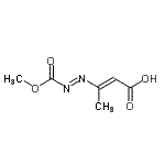 CAS#: 256664-03-6， (2E)-3-[(E)-(Methoxycarbonyl)Diazenyl]-2-Butenoic Acid