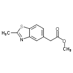 CAS 登录号：257632-76-1， 甲基(2-甲基-1,3-苯并噻唑-5-基)乙酸酯