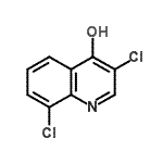 CAS 登录号：25771-84-0， 3,8-二氯-4-喹啉醇