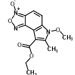 CAS#: 257869-86-6， Ethyl 6-Methoxy-7-Methyl-6H-[1,2,5]Oxadiazolo[3,4-e]Indole-8-Carboxylate 3-Oxide