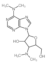 CAS 登录号:25787-42-2, 3'-脱氧-3'-(二甲基氨基)-N,N-二甲基腺苷