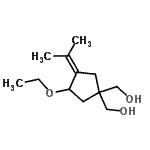 CAS 登录号：257886-99-0， (3-乙氧基-4-异亚丙基-1,1-环戊烷二基)二甲醇