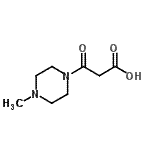 CAS 登录号：257953-75-6， 3-(4-甲基哌嗪-4-鎓-1-基)-3-氧代丙酸酯