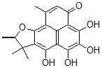 CAS 登录号:2582-86-7, (R)-8,9-二氢-4,5,6,7-四羟基-1,8,8,9-四甲基-3H-非那烯并(1,2-b)呋喃-3-酮
