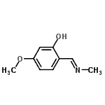 CAS 登录号：258354-80-2， 5-甲氧基-2-[(E)-(甲基亚胺)甲基]苯酚