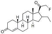 CAS 登录号：25908-76-3， 21-氟-16-乙基-19-去甲黄体酮