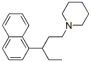 CAS 登录号：25913-47-7， 1-[3-(1-萘基)戊基]哌啶