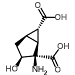 CAS 登录号：259134-87-7， (1S,3S,5R,6S)-2-氨基-3-羟基双环[3.1.0]己烷-2,6-二甲酸