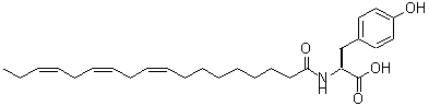 CAS#: 259143-19-6， N-[(9Z,12Z,15Z)-9,12,15-Octadecatrienoyl]-L-Tyrosine
