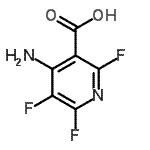 CAS 登录号：259675-74-6， 4-氨基-2,5,6-三氟烟酸