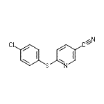 CAS 登录号：259683-22-2， 6-[(4-氯苯基)硫基]烟腈
