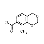 CAS 登录号：259795-43-2， 8-甲基-4H-1,3-苯并二氧杂环己烷-7-甲酰氯