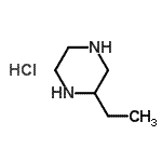 CAS 登录号：259808-09-8， 2-乙基哌嗪盐酸盐(1:1)