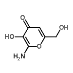 CAS 登录号：25991-83-7， 2-氨基-3-羟基-6-(羟基甲基)-4H-吡喃-4-酮