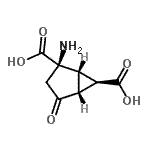 CAS 登录号：260355-41-7， (1S,2R,5R,6R)-2-氨基-4-氧代双环[3.1.0]己烷-2,6-二甲酸