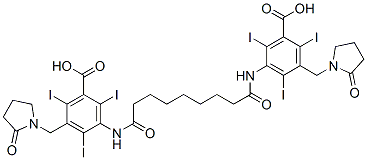CAS#: 26090-50-6， 3-[8-[[3-Carboxy-2,4,6-Triiodo-5-[(2-Oxopyrrolidin-1-Yl)Methyl]Phenyl]Carbamoyl]Octanoylamino]-2,4,6-Triiodo-5-[(2-Oxopyrrolidin-1-Yl)Methyl]Benzoic Acid