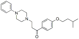 CAS 登录号：26108-52-1， 1-[4-(3-甲基丁氧基)苯基]-3-(4-苯基-1-哌嗪基)-1-丙酮