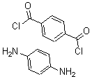 CAS 登录号：26125-61-1， 苯-1,4-二胺, 苯-1,4-二甲酰氯
