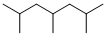 structure of CAS# 2613-61-8, 2,4,6-Trimethylheptane;Heptane, 2,4,6-Trimethyl-