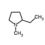 CAS 登录号：26158-82-7， 2-乙基-1-甲基吡咯烷
