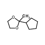 CAS 登录号：26163-02-0， 2-环戊基-2-甲基-1,3-二氧戊环