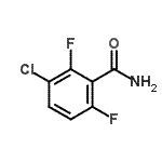 结构式 CAS# 261762-41-8, 3-氯-2,6-二氟苯甲酰胺