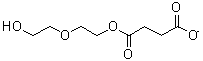结构式 CAS# 26183-02-8, 聚(二乙二醇琥珀酸酯)