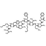 CAS#: 261969-04-4， L-Valyl-D-Lysyl-D-Phenylalanylglycyl-L-Valylglycyl-D-Phenylalanyl-L-Lysyl-D-Valyl-L-Methionyl-L-Valyl-D-Phenylalanine