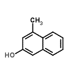 CAS 登录号：26207-06-7， 4-甲基萘-2-醇