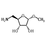 CAS#: 262600-85-1， Methyl 5-Amino-5-Deoxy-alpha-D-Ribofuranoside