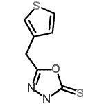 CAS#: 262856-02-0， 5-(3-Thienylmethyl)-1,3,4-Oxadiazole-2(3H)-Thione