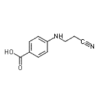 CAS 登录号：26292-09-1， 4-[(2-氰基乙基)氨基]苯甲酸