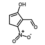 CAS 登录号：263144-32-7， 5-羟基-2-硝基-1,4-环戊二烯-1-甲醛